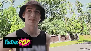 TWINKPOP – Cute Straight Dude Is Open To New Experiences For Money So Off They Went Behind The Trees
